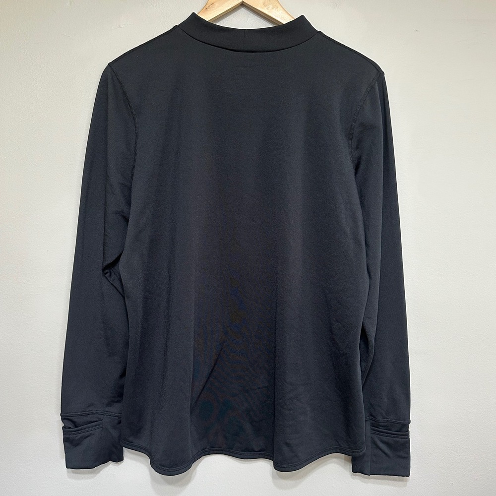 Cuddl Duds ClimateRight Plush Warm Mock Neck Base Layer Top‎ XXL Thumb Holes - Picture 4 of 11